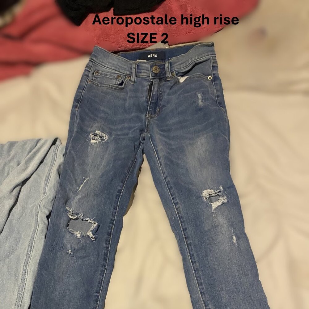 Aeropostale high rise jegging jeans girls size 2